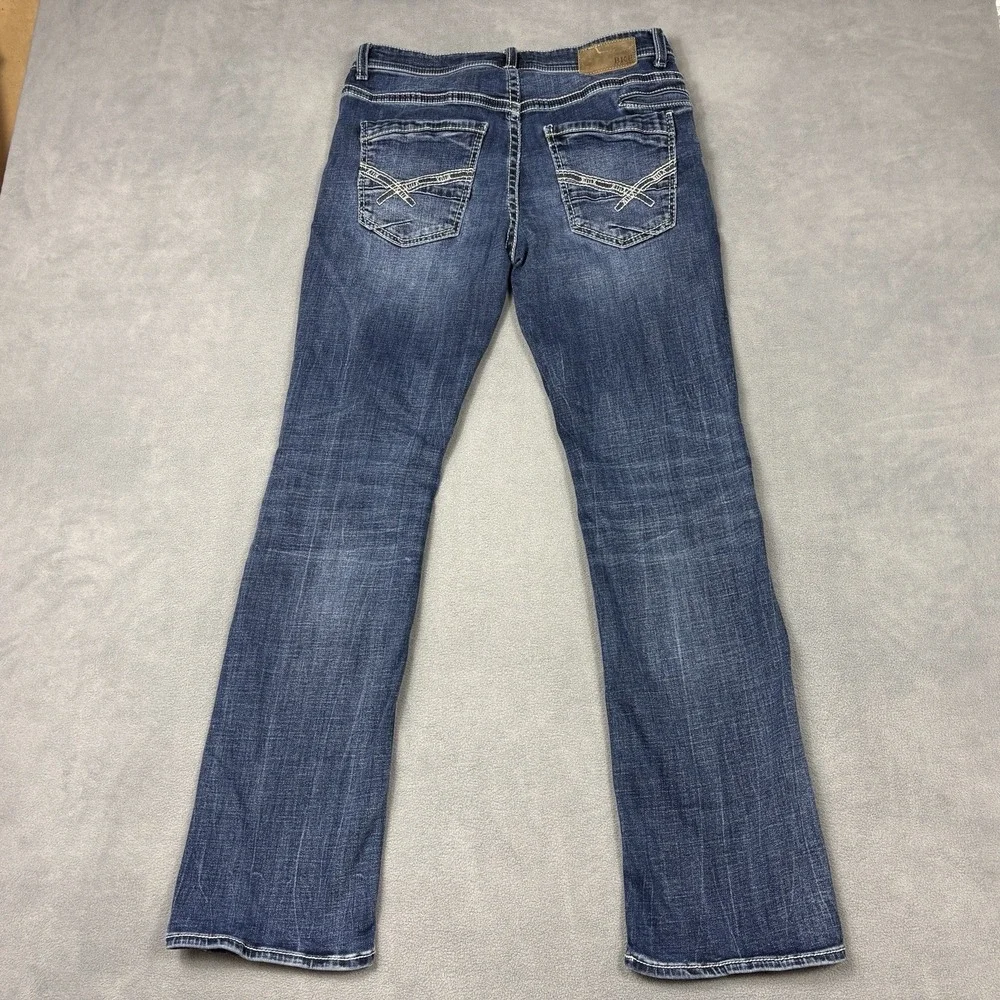 BKE Aiden Men's Jeans Size 32 Medium Wash Bootcut Stretch Denim
